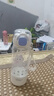 GULOO兒童夏季水杯女生小學(xué)生上學(xué)專(zhuān)用雙飲帶吸管塑料杯子可愛(ài)便攜水壺 白色【一杯三飲】 510ml 曬單實(shí)拍圖