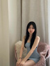 LPOX純欲緊身辣妹吊帶連衣裙女裝春季新款修身顯瘦短裙包臀裙裙子 藍(lán)色 M _建議95-110斤 曬單實(shí)拍圖