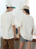笙韻情人節(jié)情侶裝夏季衣服2025新款潮套裝短袖t恤男女團體班服定制 黑色男款+白色女款 L 男+女M 曬單實拍圖