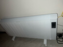 美的（Midea）【別墅級】取暖器取暖神器全屋升溫速熱歐式快熱爐大面積防水電暖氣壁掛+移動(dòng)電暖器巨浪HPT28BR 曬單實(shí)拍圖