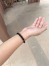 楊氏六喜天然烏金黑曜石手串男女轉(zhuǎn)運(yùn)珠手鏈七夕情人節(jié)生日禮物送老婆老公 【收藏級(jí)】 8mm金曜石-帶證書(shū) 曬單實(shí)拍圖