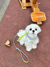 ARKIKA狗狗胸背牽引繩小型犬約克夏馬爾濟斯泰迪項圈背心式外出遛狗繩子 胸背+牽引繩1.8米【晶石紫】 M碼（7-10斤貓犬）胸圍34-40cm 曬單實(shí)拍圖