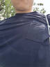 EMZ鄂爾多斯【防曬涼感】夏季新款純色圓領(lǐng)休閑運動萊賽爾短袖t恤男 藏青 M 170/88A 曬單實拍圖