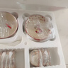 白朔餐具套裝碗盤餐具整套碗具套裝中式卡通陶瓷碗筷訂婚喬遷之喜禮物 4人食帶砂鍋 18件套 【景德鎮(zhèn)發(fā)貨 禮盒包裝】 曬單實(shí)拍圖