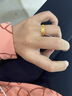 六桂福珠寶 LIU GUI FU JEWELRY999足金黃金戒指女款活口實(shí)心素圈純金花開(kāi)富貴戒子送媽媽老人款 足金花開(kāi)富貴戒指 金重2.78g 曬單實(shí)拍圖