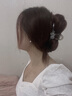 卡瑪倫（KAMALUN）發(fā)夾女后腦勺2025年新款花朵鯊魚(yú)夾高級(jí)感盤(pán)發(fā)發(fā)卡發(fā)抓發(fā)飾頭飾 花朵鯊魚(yú)夾【品牌禮盒】 曬單實(shí)拍圖