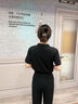 polo工作服定制T恤夏季工裝短袖翻領(lǐng)定做團(tuán)體服文化衫印字logo 長絨棉白色 3XL 曬單實(shí)拍圖