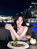 爾山集吊帶裙連衣裙法式紫色碎花裙女裝夏季海邊度假沙灘短裙 紫色 S 曬單實(shí)拍圖