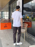 Calvin KleinJeans25春夏新款男士復(fù)古ck皮革拼接厚底小白鞋板鞋禮物YM01198 01W-白色/黑色 41 曬單實(shí)拍圖