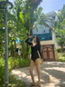 微光里長袖泳衣女2025新款遮肚顯瘦保守防曬高級感黑色海邊度假溫泉裝 黑色 L 【建議95-110斤】 曬單實拍圖
