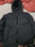 京東京造羽絨服男鴨絨加厚防寒工裝面包服短款冬季外套衣服 黑色 XXL 曬單實(shí)拍圖