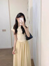 麥思婭（maisiya）連衣裙女裝2025夏季新款鹽系穿搭小香風(fēng)減齡通勤中長款裙子套裝女 上衣+裙子 M 【45/55kg】 曬單實(shí)拍圖