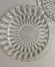 Ocean透明玻璃盤子家用餐具鉆石水果盤小吃盤 大號(口徑22.5cm)【3只裝】 9英寸 曬單實拍圖