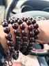 BJYL正宗小葉紫檀手串男士108顆多圈佛珠手鏈血檀香木質(zhì)文玩串珠把件 6*108顆 曬單實(shí)拍圖