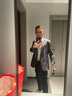 柒牌男裝西裝男25新款平駁領(lǐng)商務(wù)休閑男士單西外套【高彈】126JC70390 深灰 44 (160) 曬單實(shí)拍圖