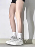 森馬女鞋夏季潮牌穿孔透氣百搭真皮休閑板鞋女學(xué)生軟底輕便運(yùn)動小白鞋 米色 38 曬單實(shí)拍圖