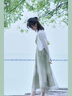 瑞秋兒新中式連衣裙女夏季新款女裝國(guó)風(fēng)復(fù)古吊帶開(kāi)衫法式初戀套裝裙子夏 兩件套 S 曬單實(shí)拍圖