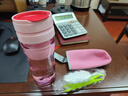 特百惠特百惠水杯500ml茶樂隨心杯學(xué)生便攜男女泡茶杯密封運(yùn)動(dòng)健身杯子 粉色送杯刷杯套表情貼 500ml 曬單實(shí)拍圖