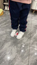 ABC KIDS童鞋2025春季新款男童板鞋中小童魔術(shù)貼運(yùn)動(dòng)鞋女學(xué)生貝殼頭小白鞋 白色206 30 碼 適合腳長(zhǎng)約18.3cm 曬單實(shí)拍圖