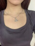 VVIENNE WESTLOCK西太后項鏈女浮雕鉚釘土星項鏈送禮生日禮物男女情侶同款 銀色 曬單實拍圖
