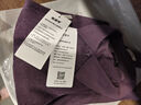 恒源祥桑蠶絲長(cháng)袖t恤女寬松2025春秋媽媽上衣洋氣polo領(lǐng)針織打底衫 紫色 L 108-118斤 曬單實(shí)拍圖