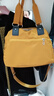東選新款女高級感上班托特包女神節通勤單肩帆布包時(shí)尚大包包百搭 姜黃色 曬單實(shí)拍圖