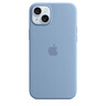 Apple/蘋果 iPhone 15 Plus 專用 MagSafe 硅膠保護(hù)殼-凜藍(lán)色 磁吸手機(jī)殼 蘋果原裝手機(jī)殼 曬單實(shí)拍圖