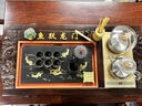 延陶全自動(dòng)茶盤(pán)實(shí)木一體電磁爐石茶臺(tái)大茶海家用功夫茶具茶托簡(jiǎn)約智能 18魚(yú)躍龍門(mén)茶盤(pán)（92長(zhǎng)）+電器 曬單實(shí)拍圖