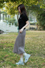 DESCENTE 迪桑特WOMEN’S TRAINING系列女士針織裙夏季新品 BR-棕色 S (160/62A) 曬單實(shí)拍圖