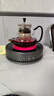 德茗堂電陶爐茶爐煮茶爐 貓眼四代plus 家用大功率 1500W電茶爐電熱爐煮茶器養(yǎng)生煮茶爐套裝圍爐煮茶燒烤 【套裝】高冷灰電陶爐+透黑福祿玻璃壺 曬單實拍圖