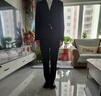 汐蔓嬌職業(yè)裝女裝套裝小西裝外套女春秋季高級(jí)西服經(jīng)理大學(xué)生面試正裝女 黑色西裝+褲子 L 碼(適合體重100-110) 曬單實(shí)拍圖