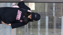BORNCHAMPS/天生冠軍  美式圓領(lǐng)寬松T恤男夏季休閑上衣短袖女logo印花情侶裝 黑色 L 曬單實(shí)拍圖