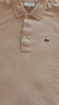 LACOSTE法國鱷魚(yú)男裝25春夏新款商務(wù)休閑短袖Polo衫|PH6348 I18/燕麥咖 L 5 曬單實(shí)拍圖