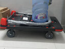 好嘉居 折疊平板手推車【四角防撞】載重1000斤90*60cm5寸輕音輪-暗夜黑 手推拉貨搬運小拖車裝修工廠 曬單實拍圖