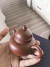 古悅堂宜興紫砂壺純手工正品家用功夫茶具泡茶壺茶具小容量單壺 朱泥掇球 曬單實拍圖