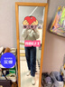 Teenie Weenie小熊牛仔褲女春季簡(jiǎn)約風(fēng)復古煙管褲休閑褲女 中藍色 S (160) 曬單實(shí)拍圖