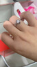 芯奢S999純銀四葉草戒指女士鉆戒女求婚結婚純銀閨蜜生日禮物送女友 四葉草戒指 曬單實拍圖