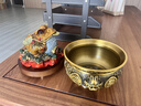 全銅金蟾招財擺件三足蟾蜍八方來(lái)財收銀臺裝飾品店鋪開(kāi)業(yè)商務(wù)禮品 大號【八方來(lái)財】直徑26 曬單實(shí)拍圖