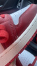 NIKE耐克男鞋女鞋AJ1情侶鞋Air Jordan 1低幫新年紅白休閑籃球運(yùn)動(dòng)鞋 新年款白紅 39 【GS】 曬單實(shí)拍圖