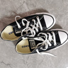 匡威（Converse）經(jīng)典帆布鞋男 AllSTAR 透氣休閑鞋子 黑色運(yùn)動(dòng)板鞋女 101001 36 曬單實(shí)拍圖