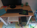 樂(lè )萊客【京倉直發(fā)】加固電腦桌臺式家用寫(xiě)字桌臥室書(shū)桌學(xué)習辦公室桌子 【桌25mm厚】水曲柳色白架100*50 曬單實(shí)拍圖