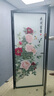 帶畫藝術(shù)玻璃廁所門極窄鈦合金平開門廚房推拉移門客廳屏風(fēng)幽靈門 款式13雙包門套1米價(jià)格 曬單實(shí)拍圖