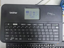 適用兄弟標簽機色帶覆膜標簽紙PT-E800TK/E850TKW/P950NW/P910BT 白底黑字 12mm 曬單實(shí)拍圖