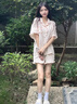 羽雅曼睡衣女夏季2025年新款短袖短褲碎花甜美學(xué)生可外穿家居服兩件套 木耳邊小碎花 XL 【120-140斤】 曬單實拍圖