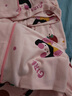 英博倫春秋款女童睡衣純棉中大童女孩公主可愛兒童家居服套裝長袖 20236粉紅 160 曬單實拍圖