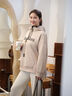 MaxMara 2025春夏女裝抽繩連帽衛衣9941015106 米色 S 曬單實(shí)拍圖