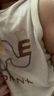 papa爬爬夏嬰兒衣服男女寶寶兜風(fēng)包屁衣嬰兒背心網(wǎng)眼連體服外出超萌 白色-鴨子 80cm 曬單實(shí)拍圖