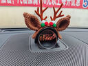 軒聘智界S7/R7音響帽子裝飾音箱牛仔帽問(wèn)界M9M7M5汽車(chē)用品配件小帽子 一鹿平安【棕色】 曬單實(shí)拍圖