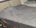 皓梵潔防塵布防塵罩布料遮塵布防塵床罩遮灰塵罩蓋布床鋪家具沙發(fā)擋灰  灰色加密 2*2.4m 學(xué)生床單人沙發(fā)等 淺灰色 曬單實(shí)拍圖