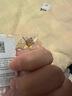 周六福5G工藝足金黃金耳釘女款翩翩是你 A099566 一對 約1.21g 生日禮物 曬單實拍圖